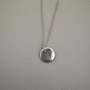 Tiffany & Co. Letter K Necklace